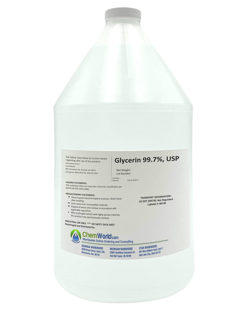 ChemWorld Glycerin USP - 1 Gallon