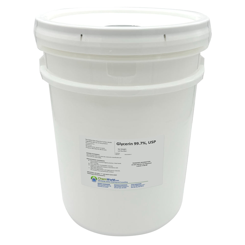 ChemWorld Glycerin USP Kosher - 5 gallons