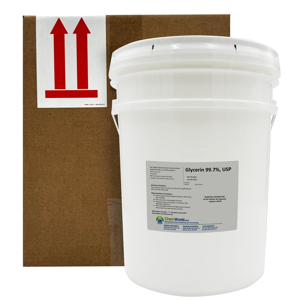 ChemWorld Glycerin USP Kosher - 5 gallons