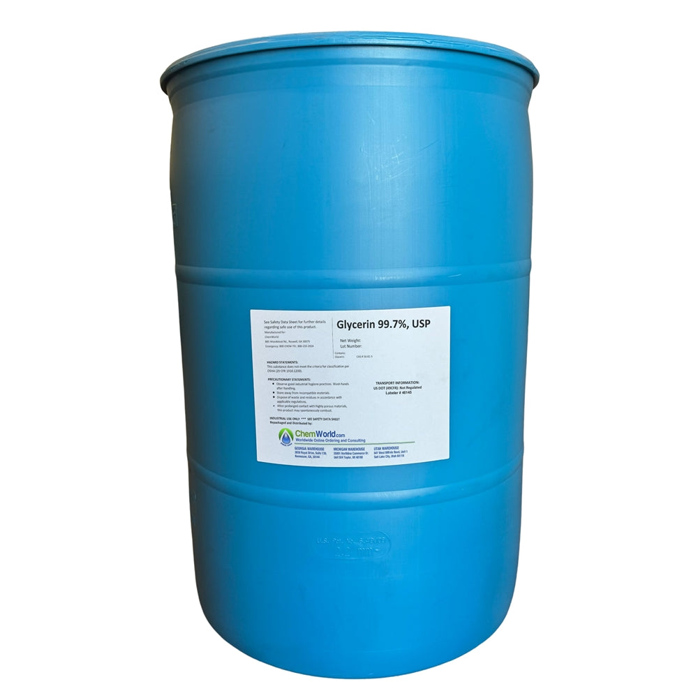 ChemWorld Glycerin USP Kosher - 55 gallons