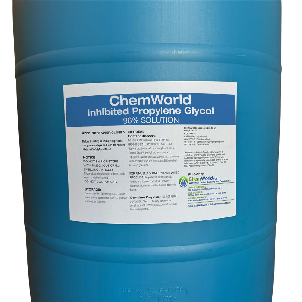 Inhibited Propylene Glycol - 55 Gallons